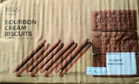 Bourbon cream biscuits