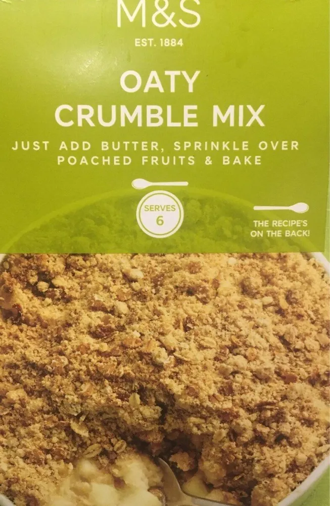 Oaty crumble mix
