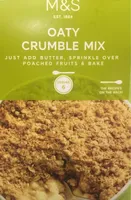 Oaty crumble mix