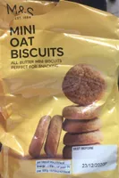 Mini-biscuits à l’avoine