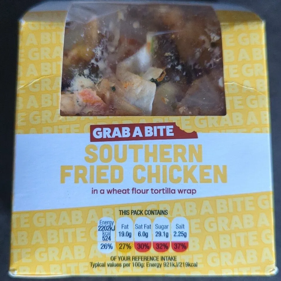Southern Fried Chicken Wrap