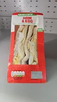 Ham and egg sandwich