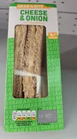 Cheese and onion sandwich