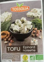 Tofu Epinard noisette
