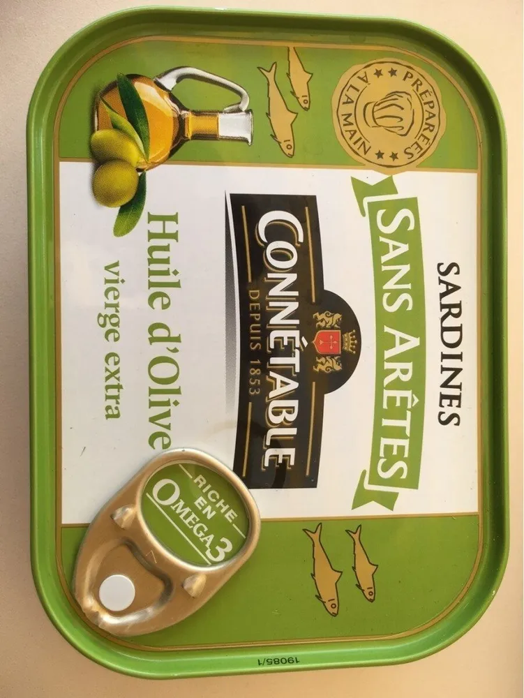 Sardines sans arêtes