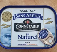 Sardines au naturel