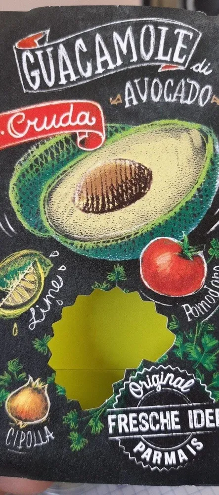 Guacamole di avocado cruda