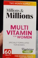 Millions and millions muti vitamin for women