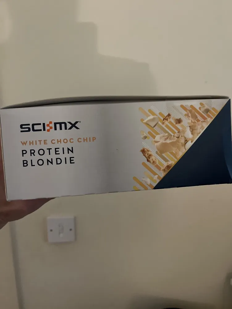 White Choc Chip Protein Blondie
