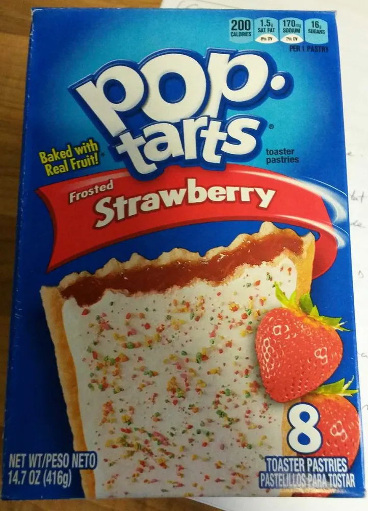 Pop Tarts Frosted Strawberry Sensation 8 x