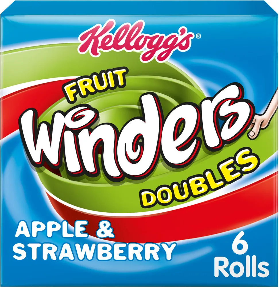 Fruit Winders Strawberry & Apple, (Pack of 6)