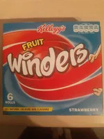 Kelloggs Duo Fruit Winders Strawberry 6 Pack 102G