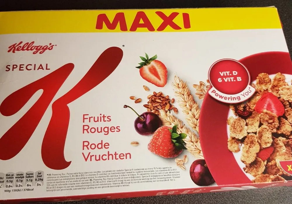 Kellogs spécial fruits rouges