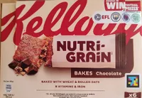 Nutri-Grain Choc Chip Breakfast Bakes 6 x imp