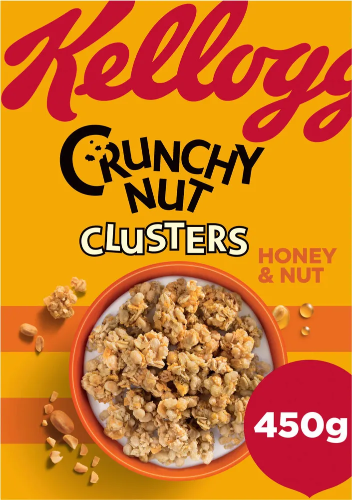 Crunchy Nut Honey & Nut Clusters Cereal