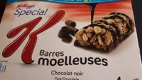 Barres moelleuses chocolat noir