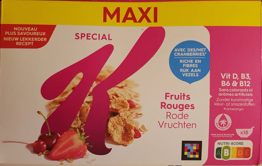 Céréales Special K Fruits rouges