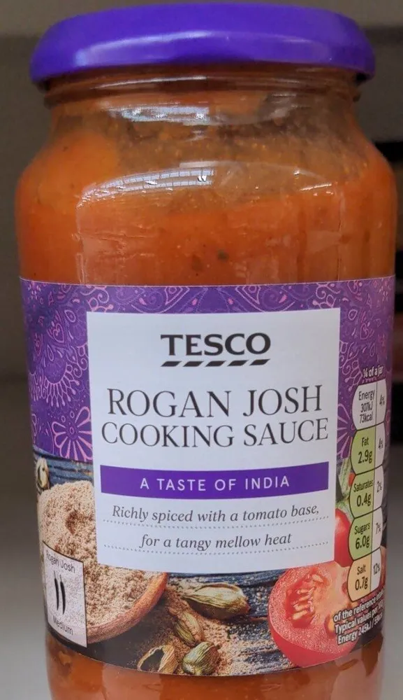 Rogan Josh cooking sauce