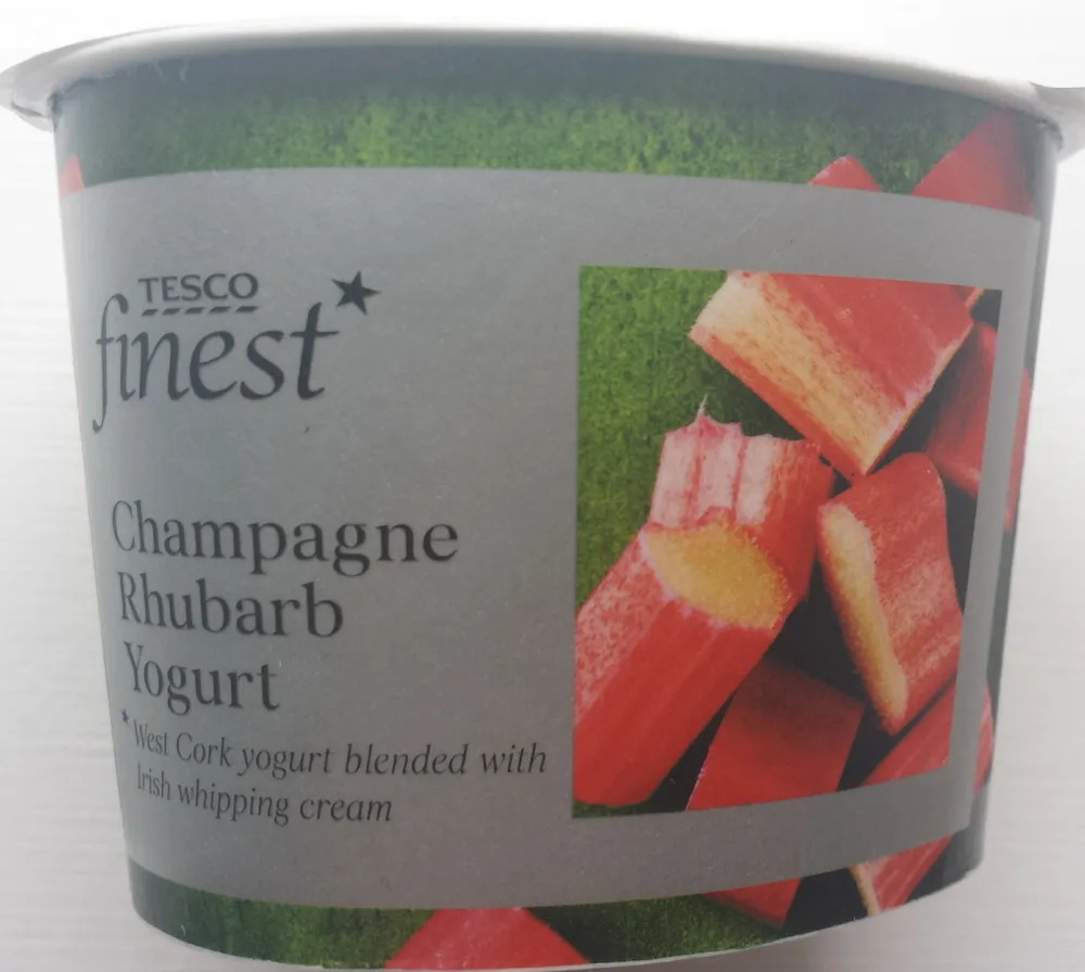 Champagne Rhubarb Yogurt