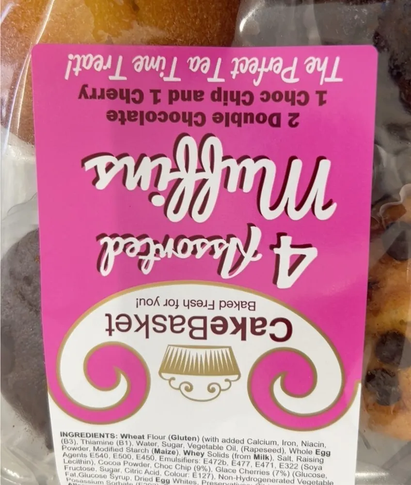 4 muffins