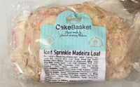 Iced sprinkle madeira loaf