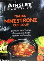Italian minestrone cup soup