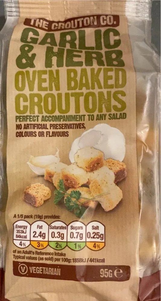Croutons garlic & herb