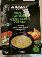 cream of garden vegetable soup (cup soup)