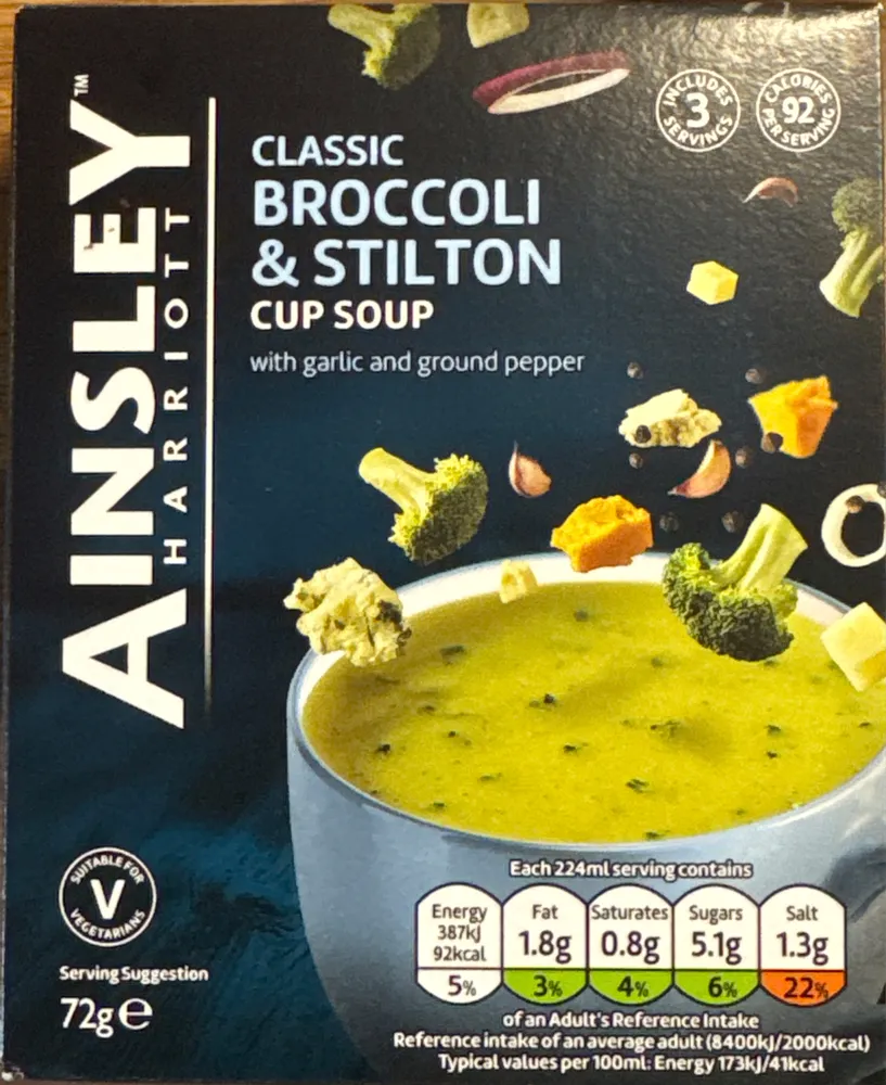 Classic Broccoli & Stilton Cup Soup
