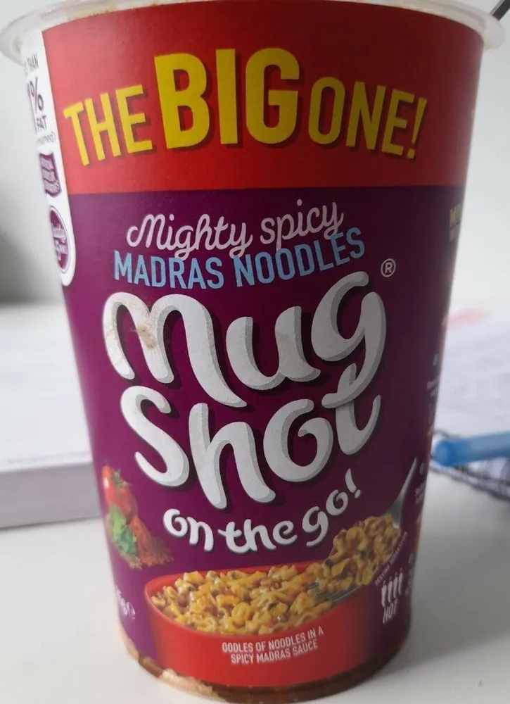 Mug shot mighty spice noodles