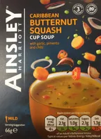 Caribbean Butternut Squash Cup soup