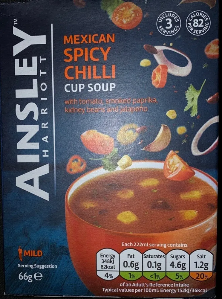 Ainsley cup soup