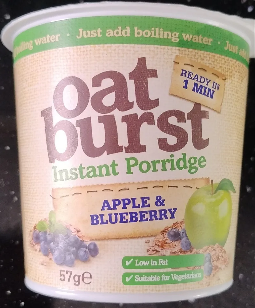 Instant Porridge Apple & Blueberry