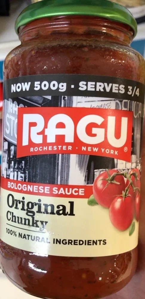 EST. NY 1937 RAGU AUTHENTIC ITALIAN-AMERICAN ORIGI