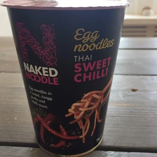 Egg noodles Thai sweet chilli