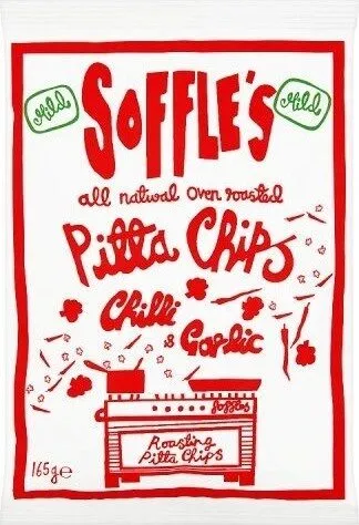 Soffle's Pitta Chips Chilli & Garlic