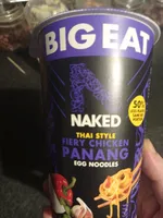 Thai Style Fiery Chicken Panang Egg Noodls
