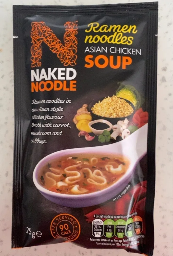 Naked noodle soup