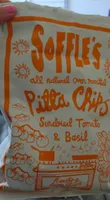 Pitta chips sun-dried tomato and basil