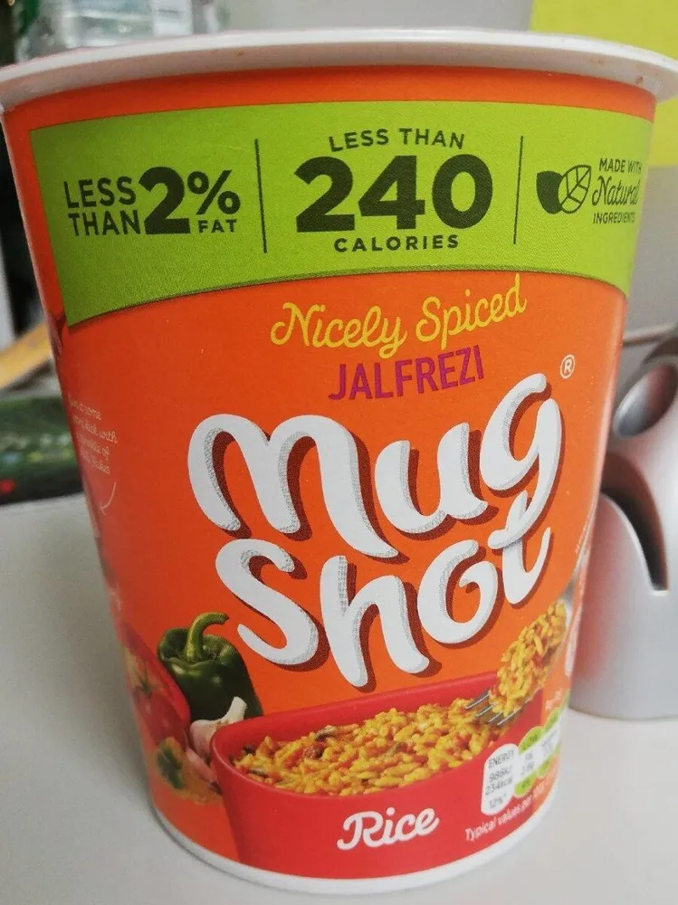 Mug shot rice Jalfrezi