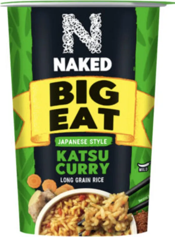 Naked BIG EAT Japanese Style Katsu Curry Long Grain Rice