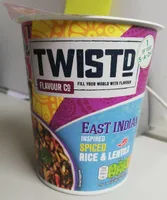 East Indian inspired spiced rice and lentils