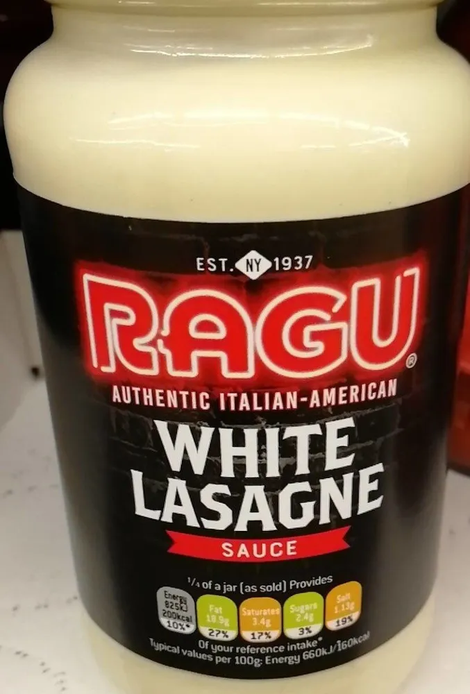 Ragu white lasagne