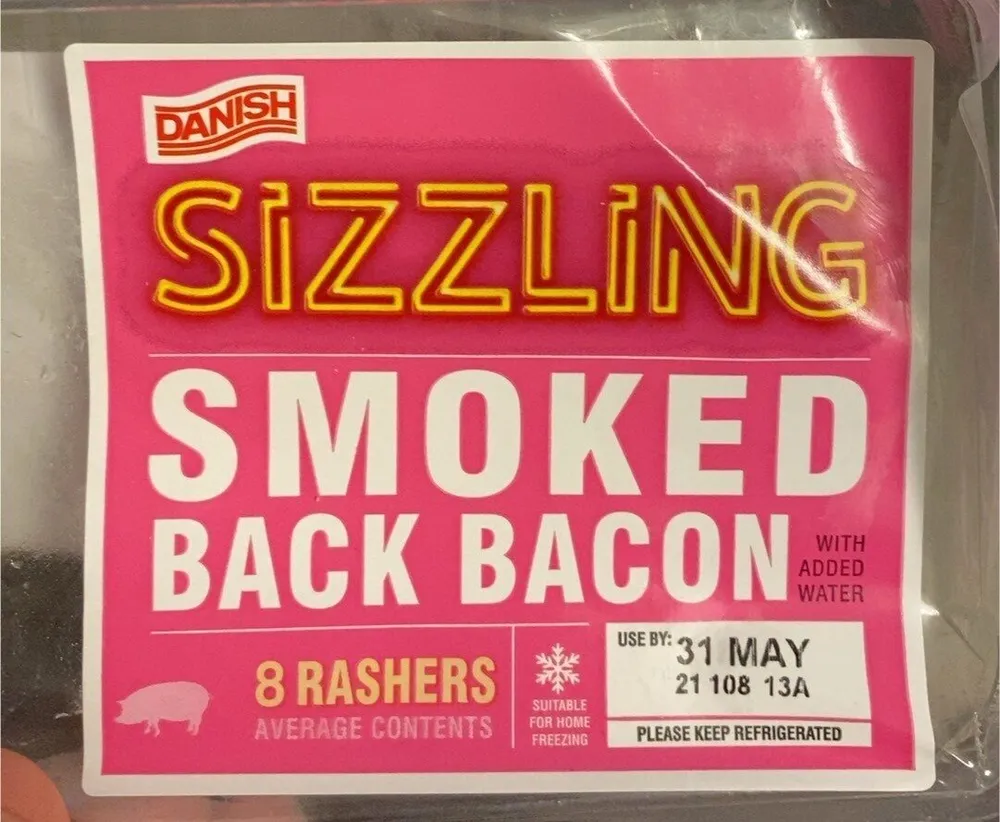 Danish Sizzling Smoked Back Bacon