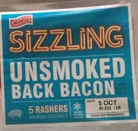 Sizzling danish bacon