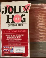 12 oak & beech smoked dry cured streaky bacon rashes