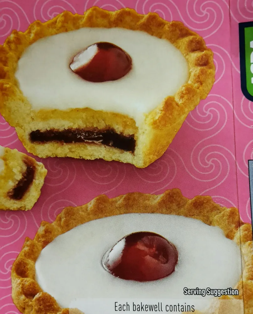 Asda Cherry Bakewell Tarts