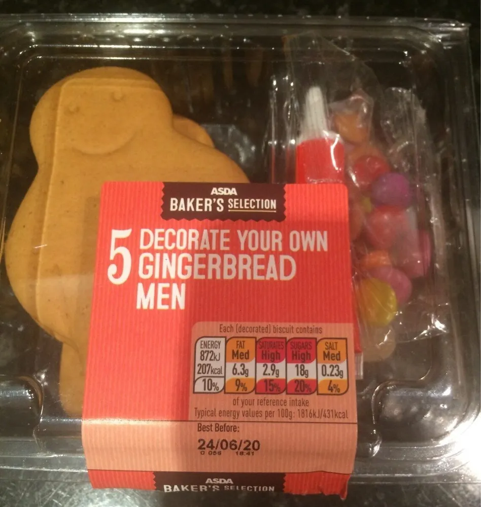 Decorate your own gingerbread men