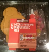 Decorate your own gingerbread men