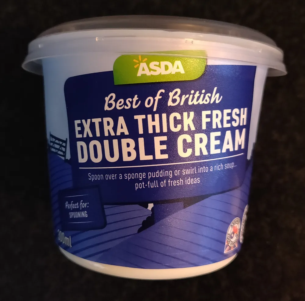 fresh extra thick double cream Asda